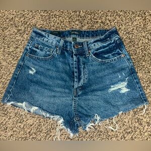 Wild Fable Blue Distressed Jean Shorts